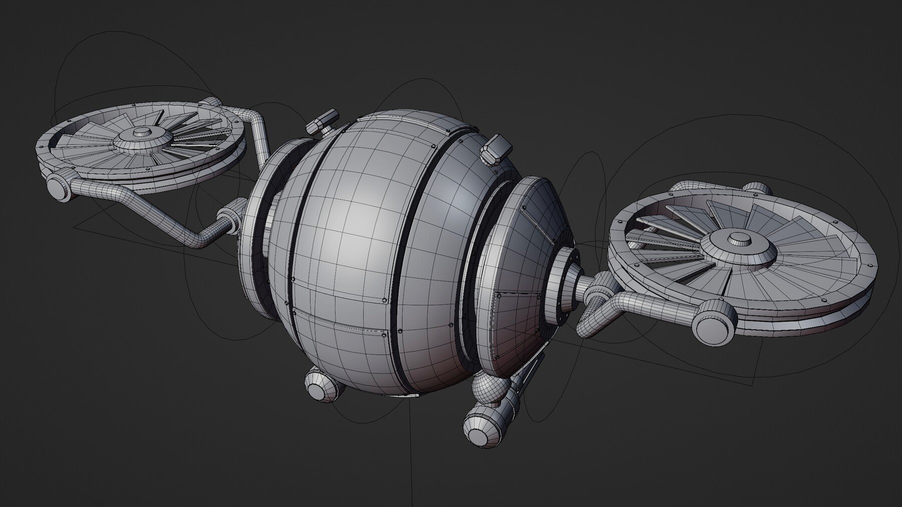 ArtStation - Sci-Fi Security Drone (Blender) | Resources