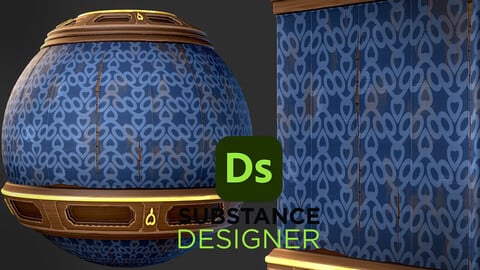 Stylized Wall Paper - Substance 3D Designer
