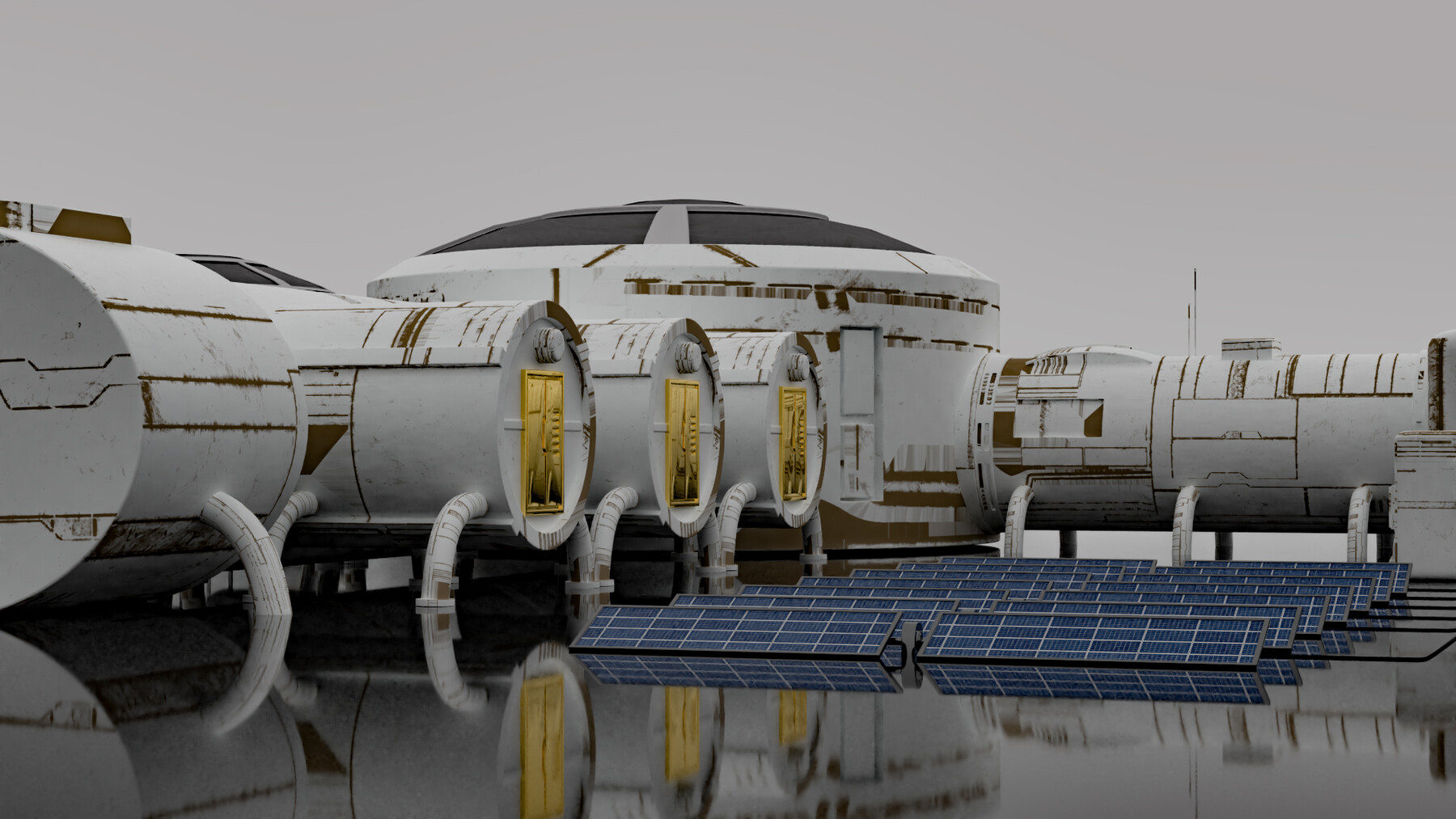 ArtStation - Space Colonies game logo