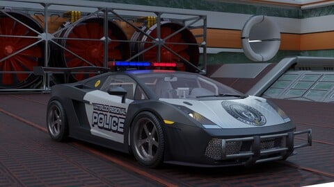 Суперкар Lamborghini Gallardo Polizia