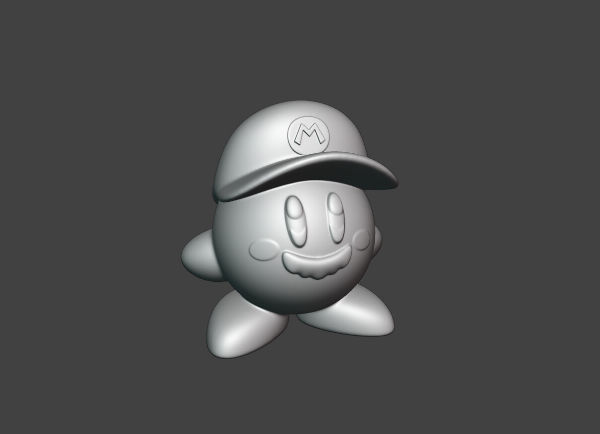 ArtStation Mario Kirby 3D print model Resources
