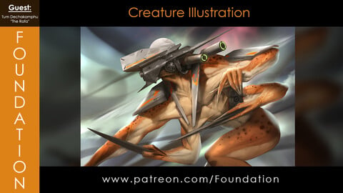 Foundation Art Group - Creature Illustration with Tum Dechakamphu