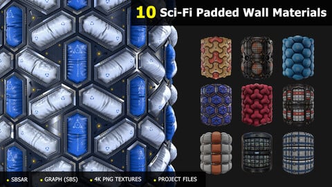 10 Sci-Fi Padded Wall Materials