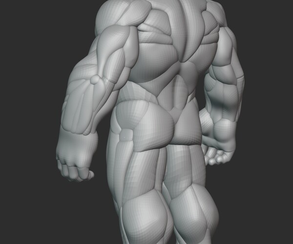 ArtStation - Hulky Anatomy Blockout | Resources