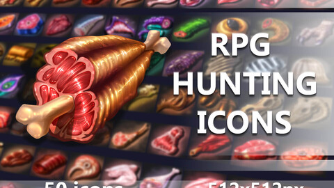 50x RPG Hunting Icons