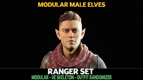 Ranger - Male Elf - Fantasy Elves Collection [UE5]