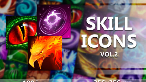 x100 Skill Game Icons Pack