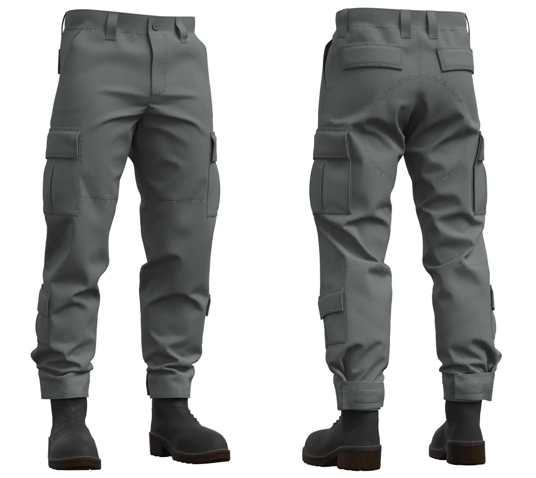 ArtStation - Military Tactical Combat Pants (Marvelous Designer / Clo ...