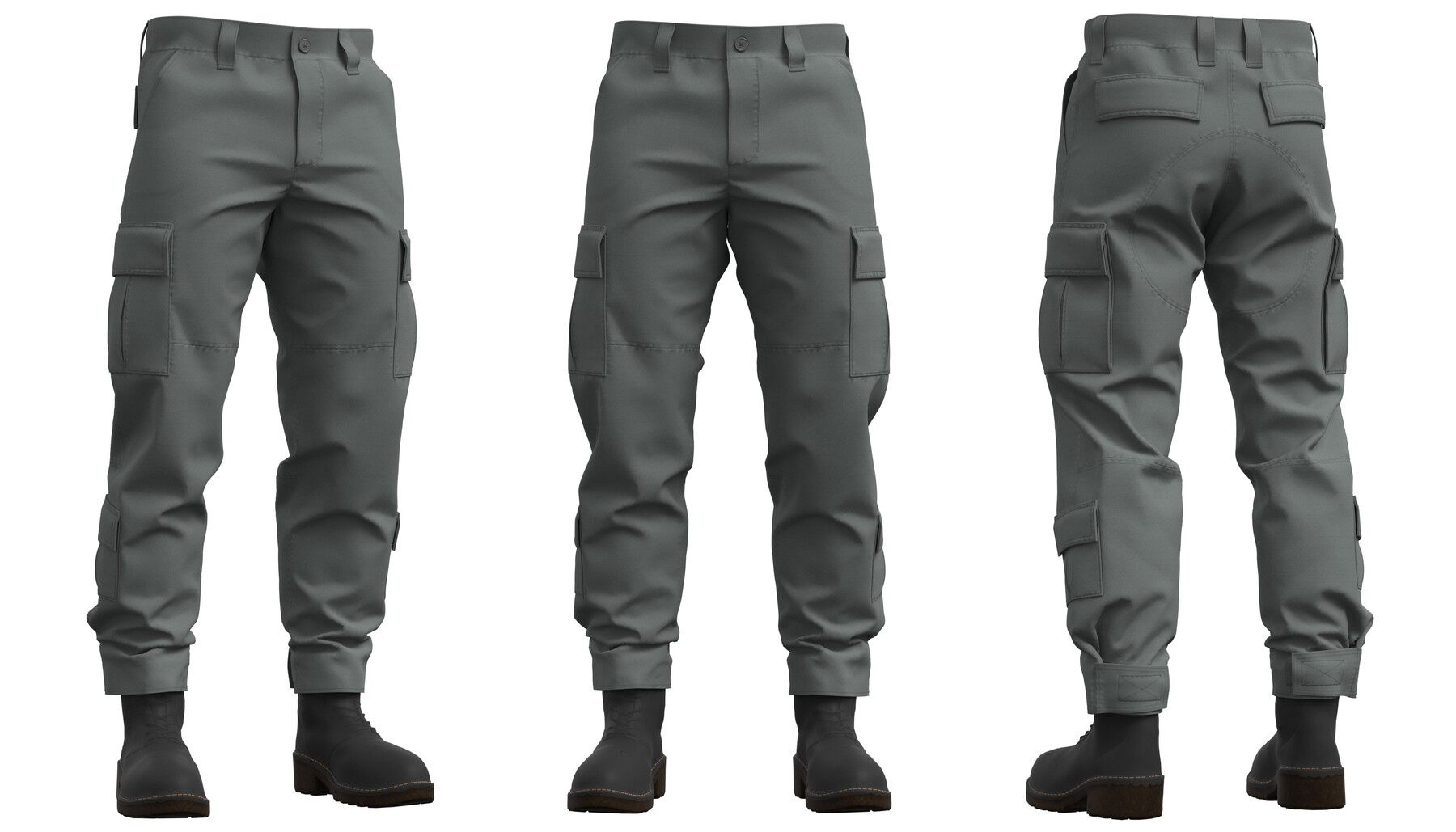ArtStation - Military Tactical Combat Pants (Marvelous Designer / Clo ...