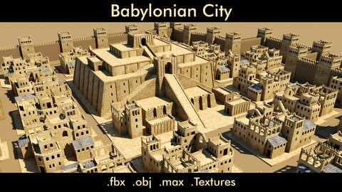 Babylonian City- 3d Model