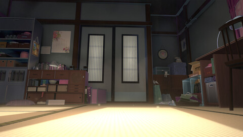 Behind the Scenes: Anime Classroom Environment - BlenderNation