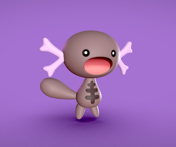 ArtStation - Paldean Wooper - 3D print | Resources