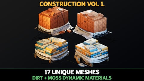 Construction Props - Vol 1. [UE4] [UE5]