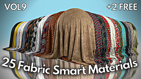 25 Fabric smart materials + 2 free #Vol.9