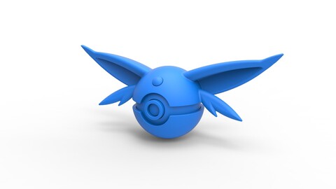 3D printable Pokeball Espeon
