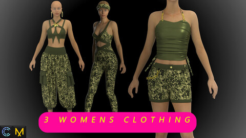3Womens Clothing (OBJ+mtl+FBX+ZPRJ) #227