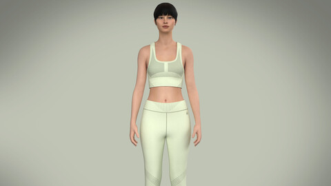 Gym-Bralette With Legging