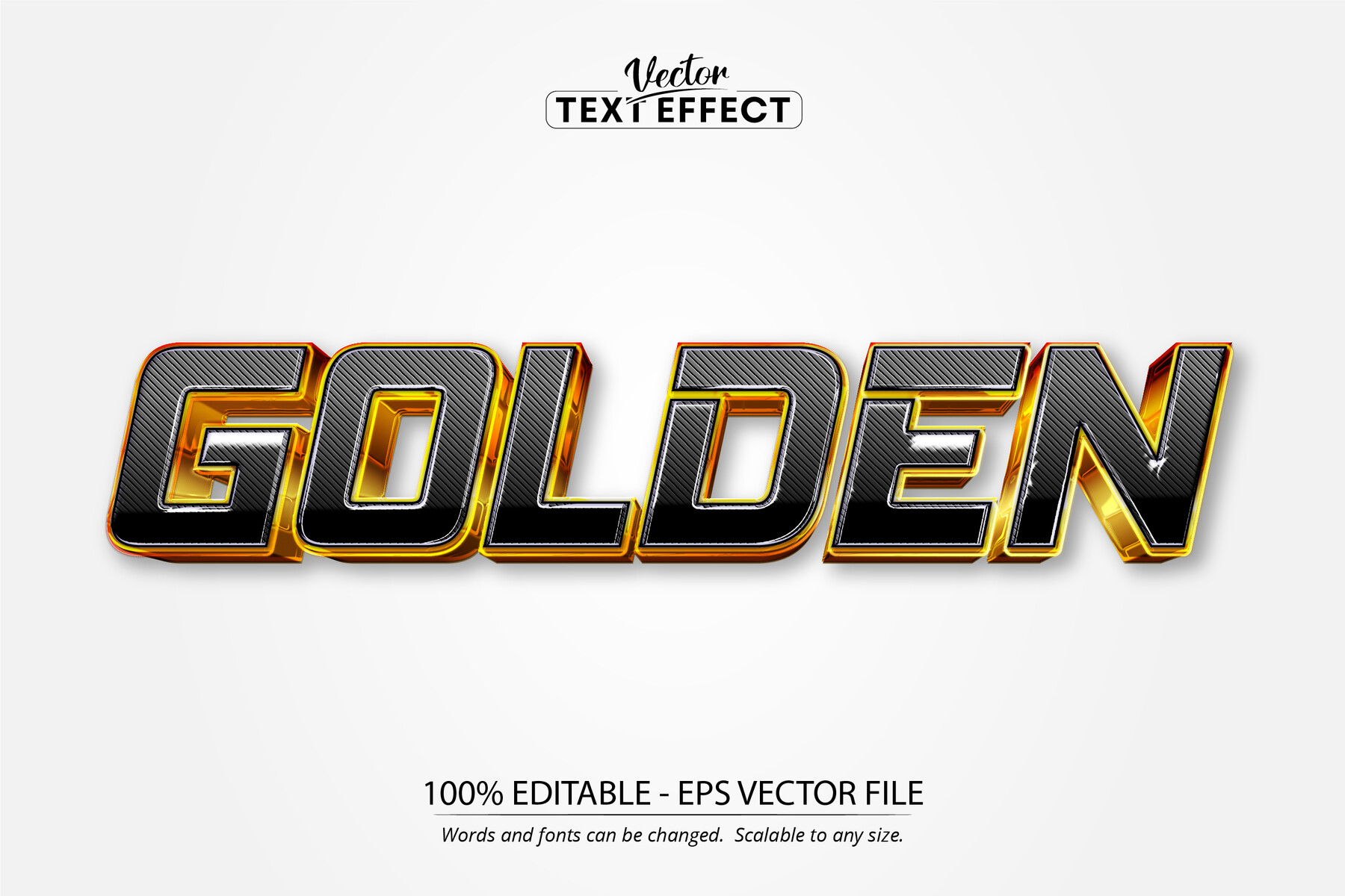 ArtStation - Golden Text Effect, Editable Luxury Gold Text Style | Artworks