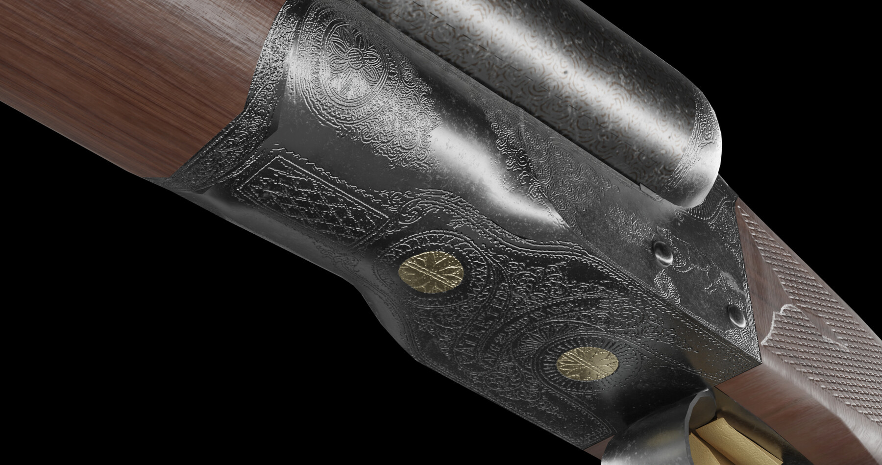 ArtStation - colt 1883 double barrel shotgun | Resources