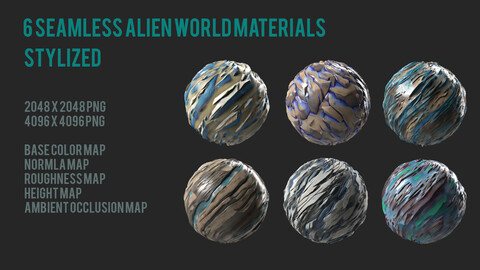 Alien world texture pack