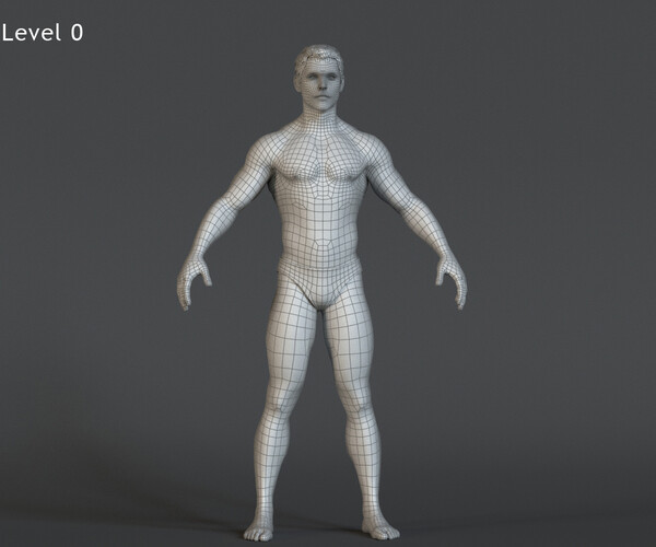 ArtStation - Male Base character(Rig) | Game Assets