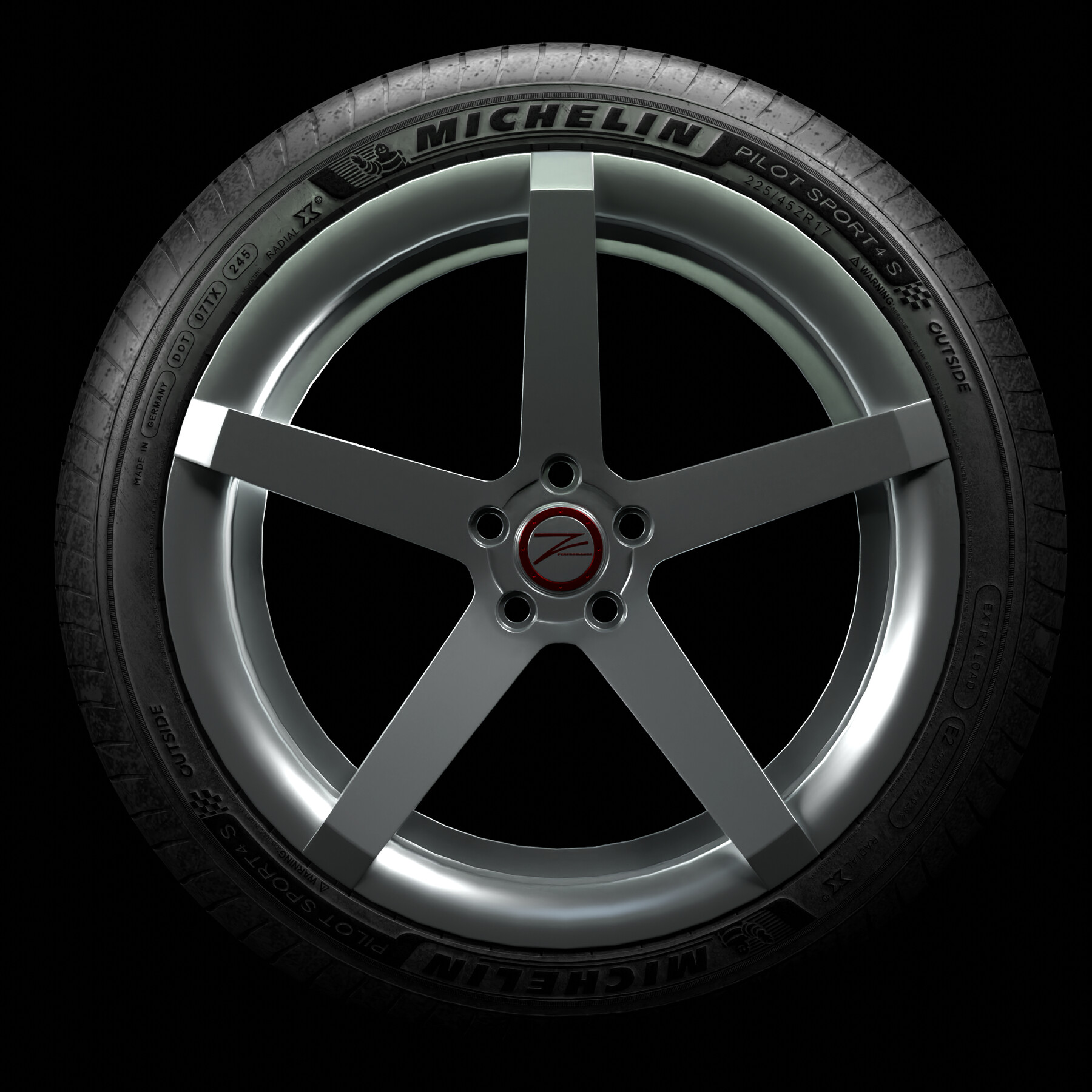 ArtStation 6 Car tires and rims Resources