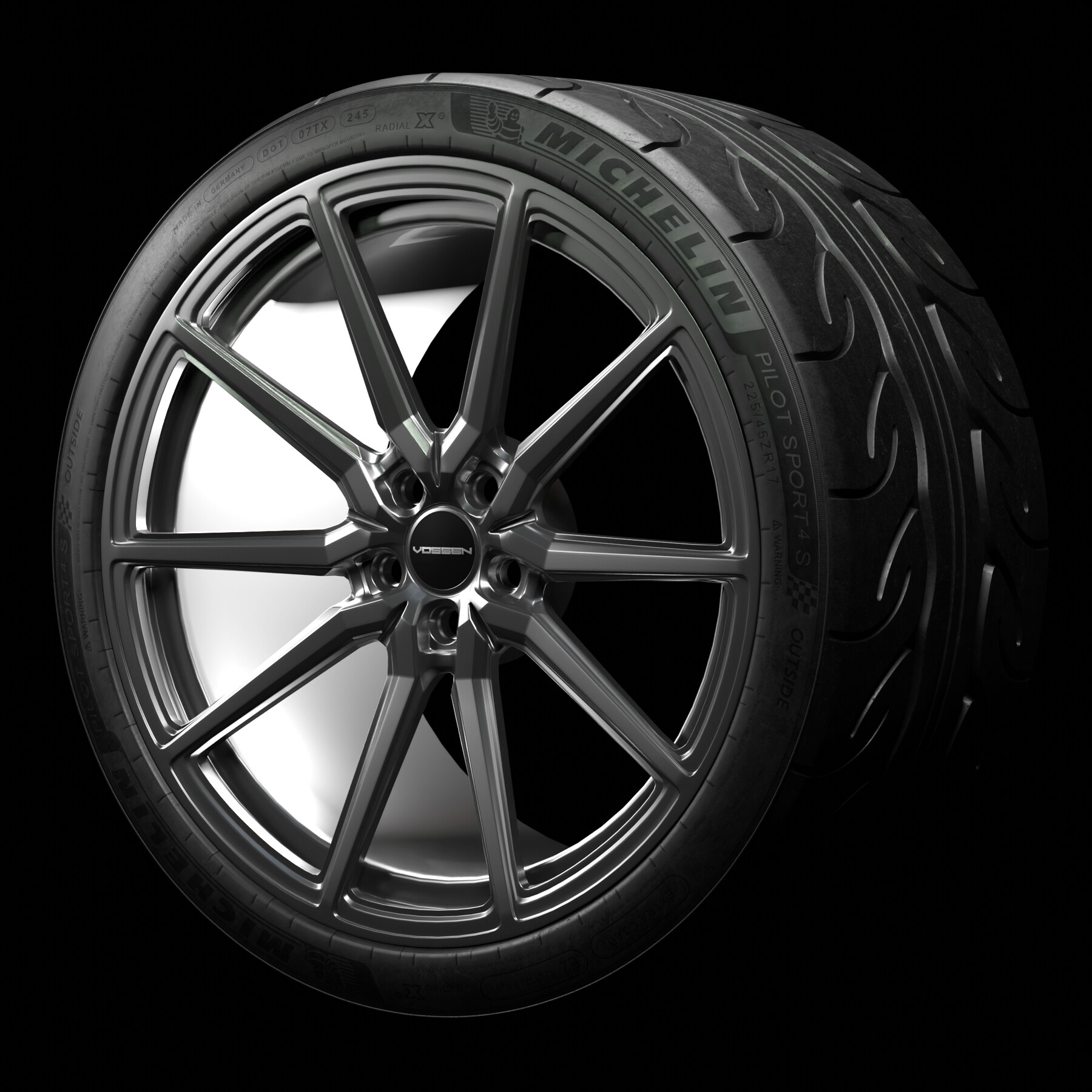 ArtStation - 6 Car tires and rims | Resources