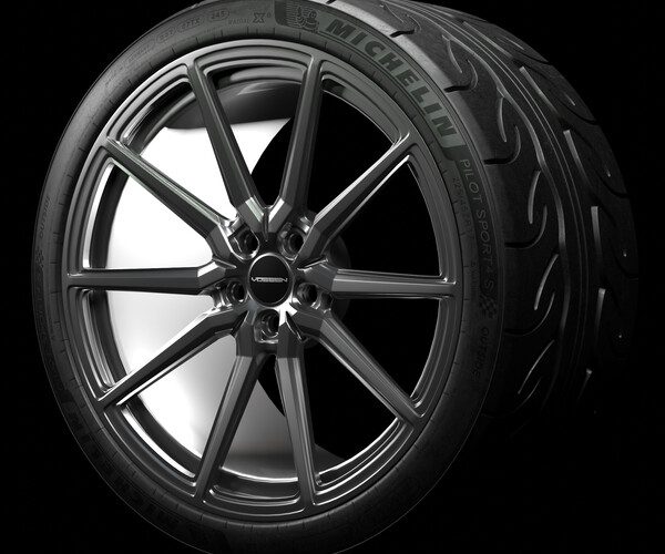 ArtStation 6 Car tires and rims Resources