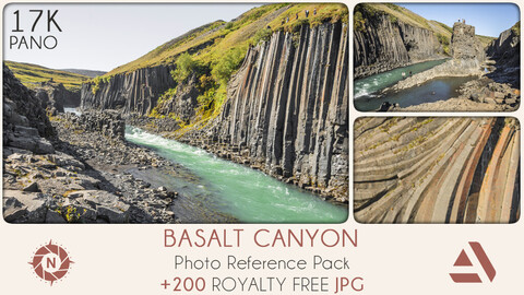 Photo Reference Pack: Basalt Canyon