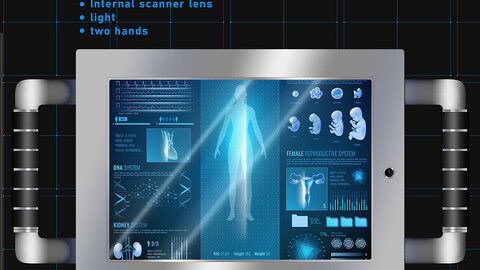 Scan  portable - Medical optical touch