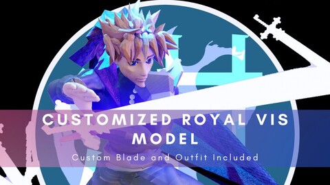 Custom Royal Vis 3D Character IP _ License