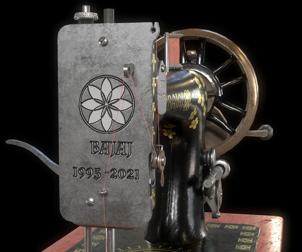 ArtStation SEWING MACHINE Game Assets