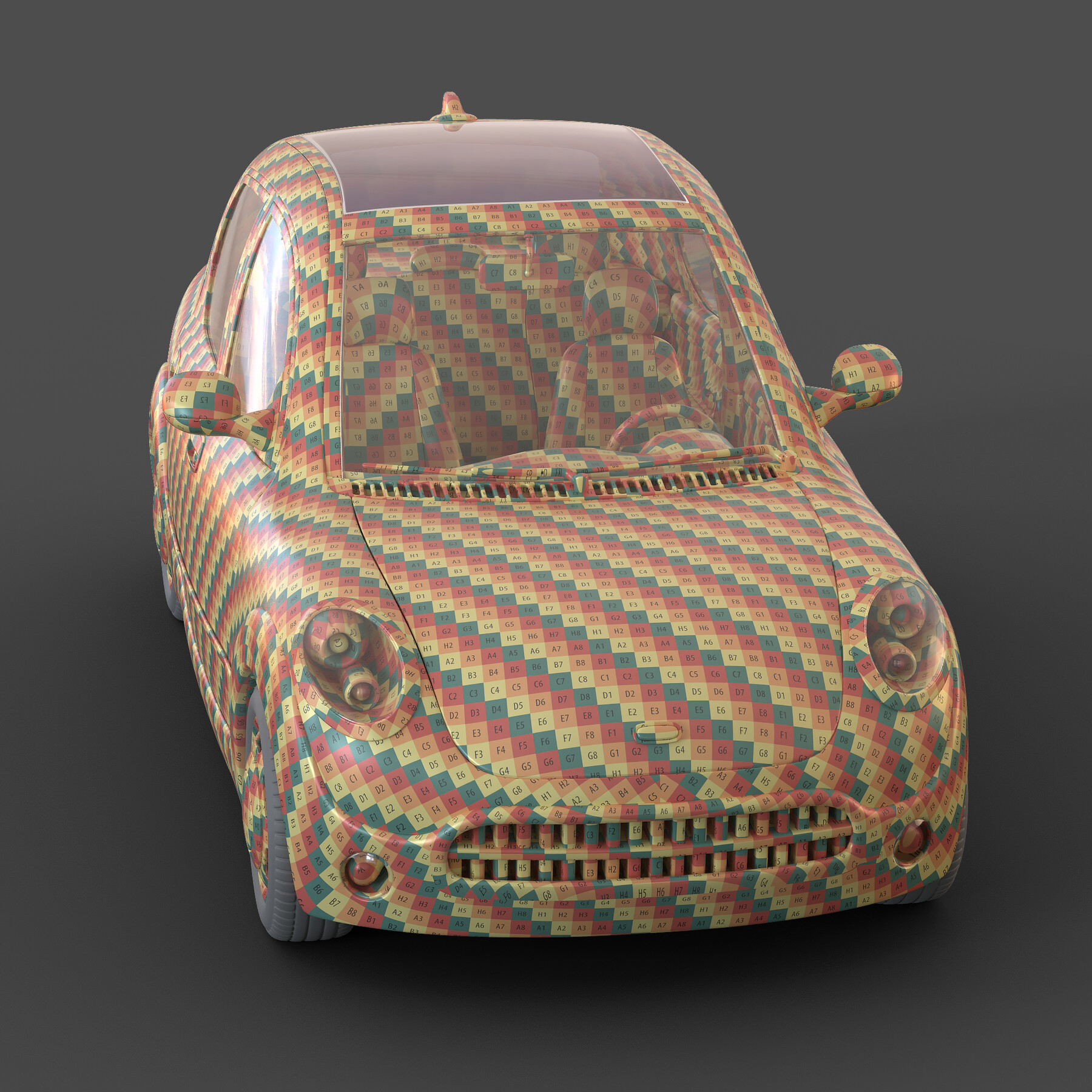 Artstation Cartoon Sedan Car Resources