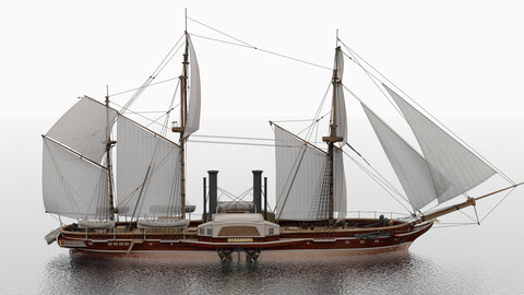 Vladimir steamshipfrigate 1848