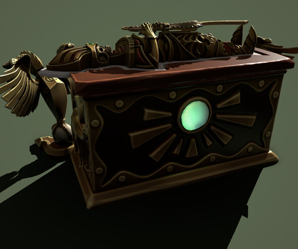 ArtStation Desert chest Game Assets