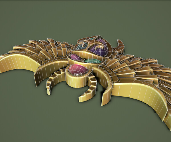 ArtStation - Scarab Bas-Relief | Game Assets