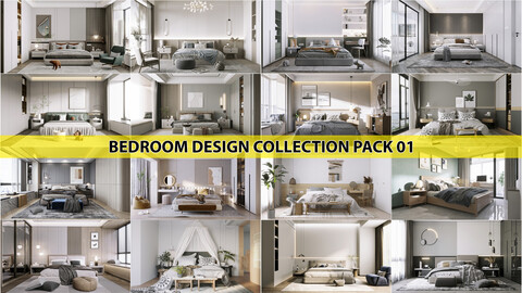 Bedroom Design Pack 01 - 16 Model
