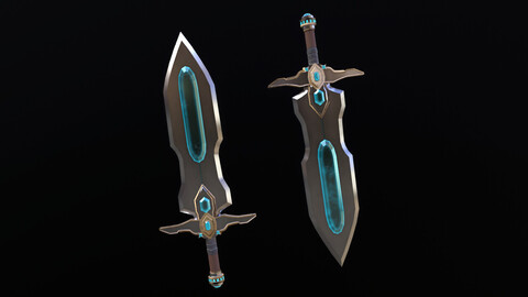 Stylized Low-Poly Sword