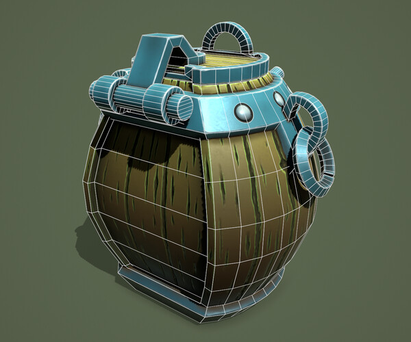 ArtStation Barrel Chest Game Assets   File 