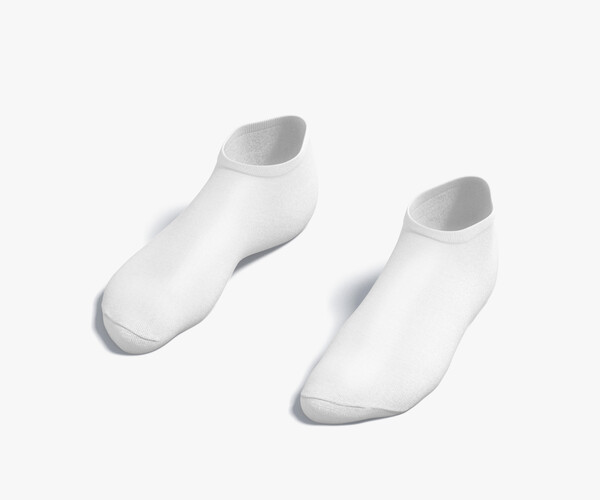ArtStation White Lowcut Socks fabric sox pair Resources