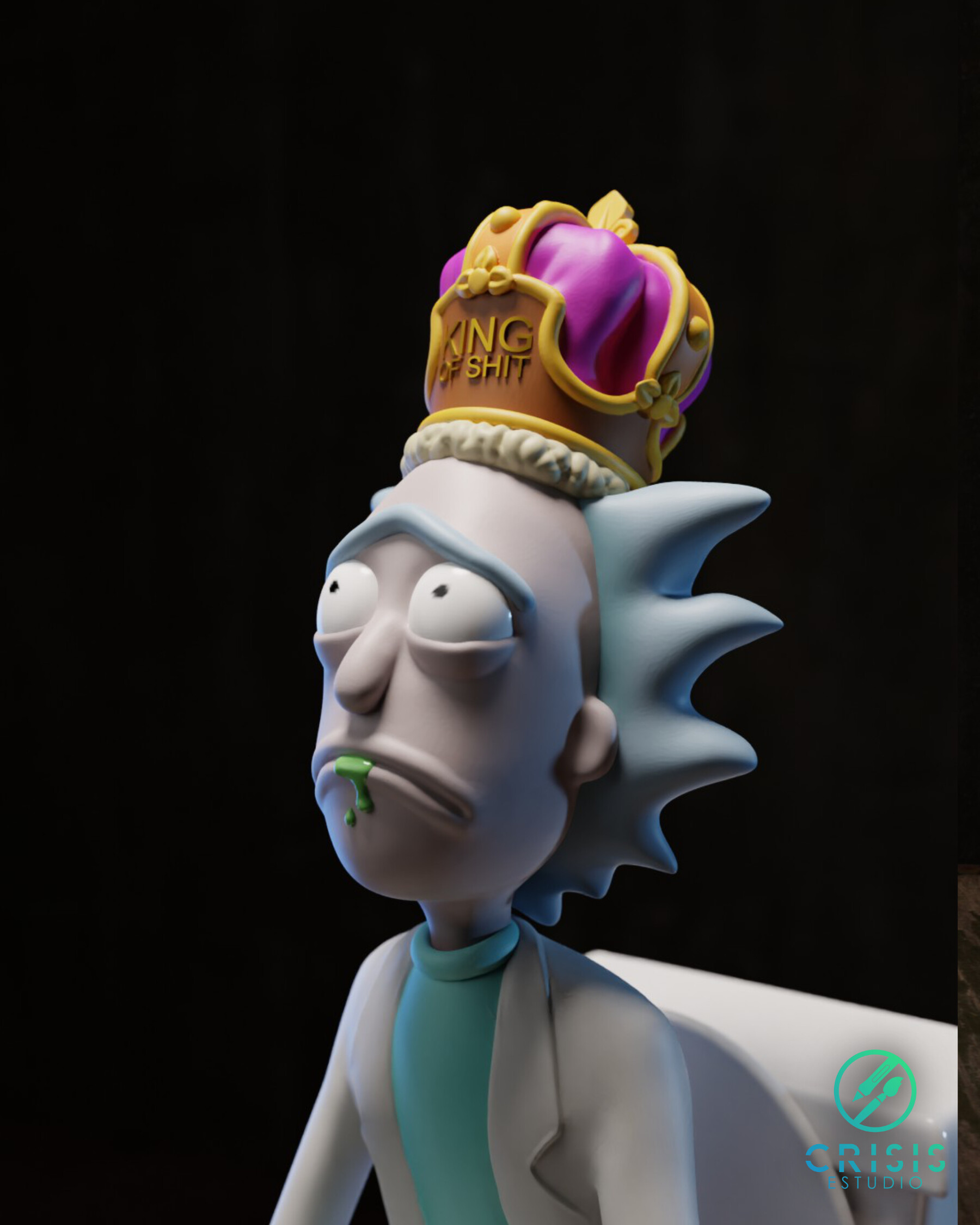 Rick and Morty - King Shit, Mid Length