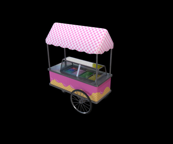 ArtStation Ice cream machine Game Assets