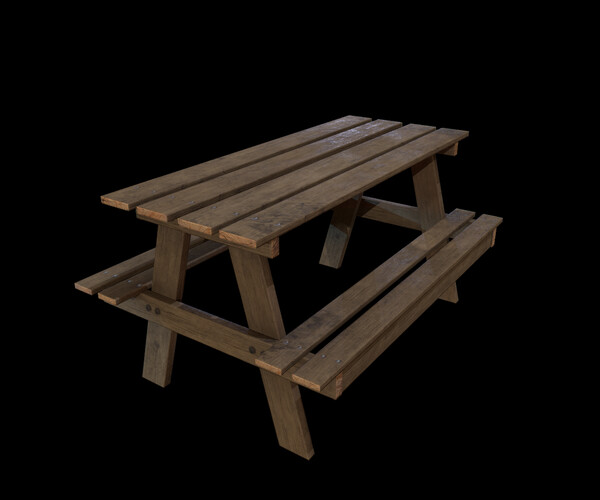 ArtStation - Park Table | Game Assets