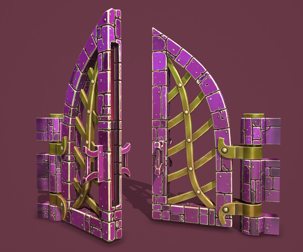ArtStation Fantasy door Game Assets