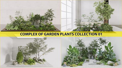 Complex of garden plants Collection 01