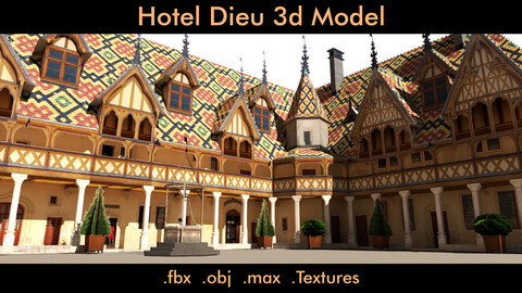 Hotel Dieu- 3d Model