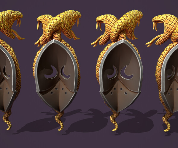 ArtStation - Snake mask | Game Assets