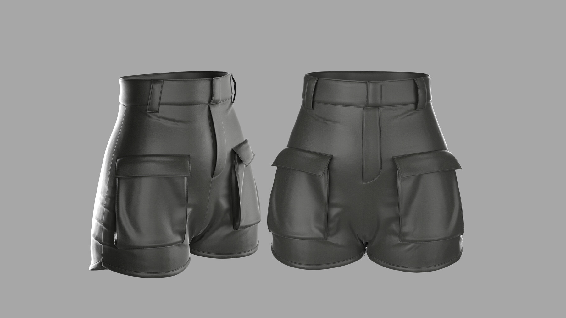 ArtStation Women's shorts pack Game Assets