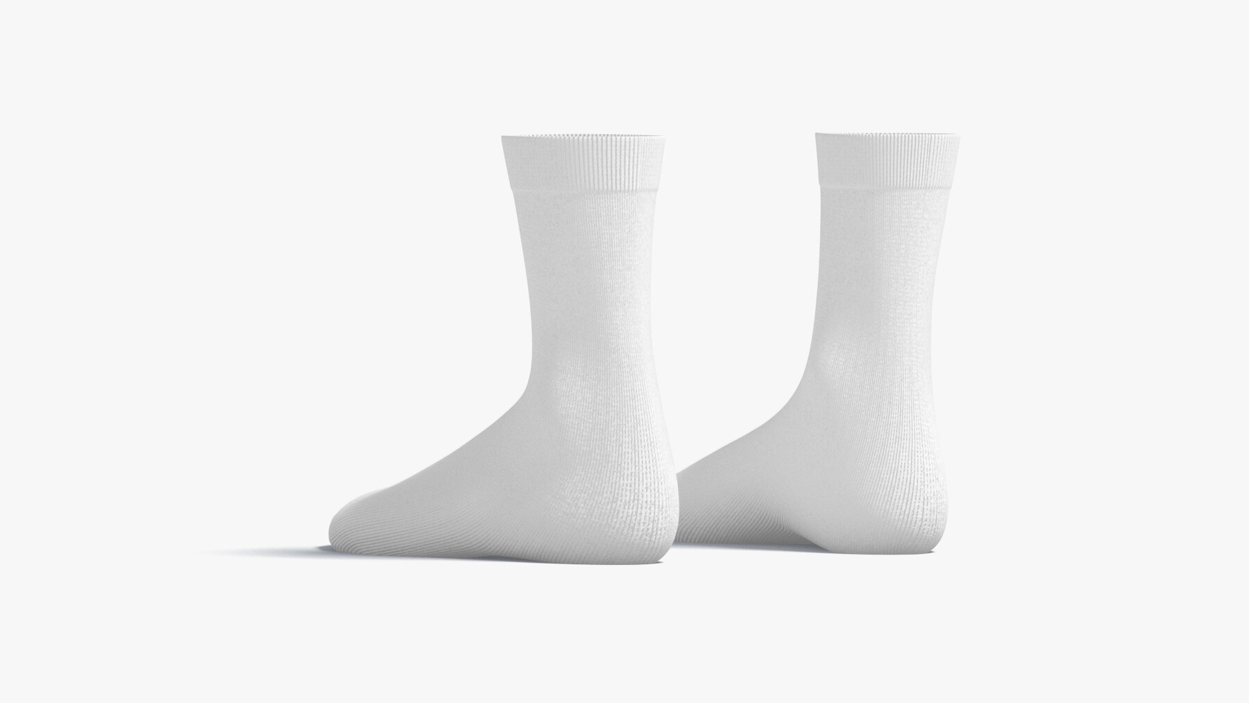 ArtStation White Long Socks fabric sox pair Resources