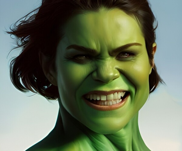 ArtStation - 0002 Hulk Woman 450 jpg wonder pack | Artworks